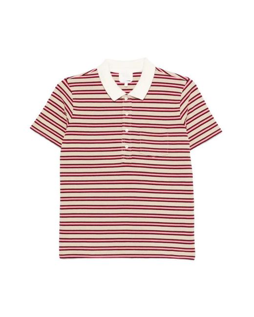 A.P.C. Red Polo Shirts