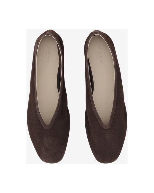 Le Monde Beryl Brown Ballerina Shoes