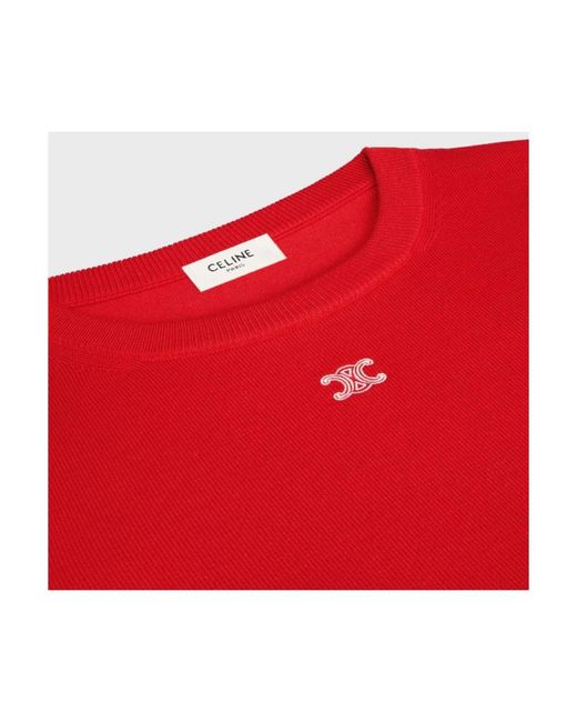 Céline Top Van Fijne Wol in het Red