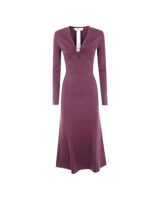 Twinset Purple Midi Dresses