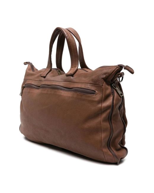 Officine Creative Brown Laptop Bags & Cases for men