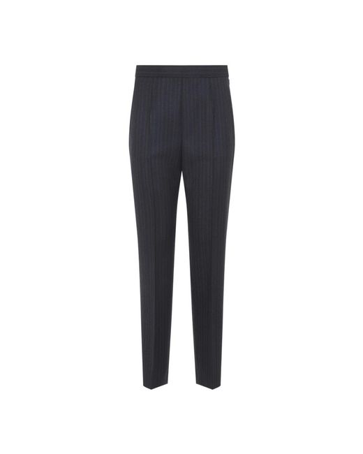 Jil Sander Blue Cropped Trousers