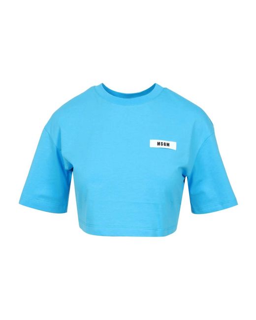 T-Shirts MSGM de color Blue
