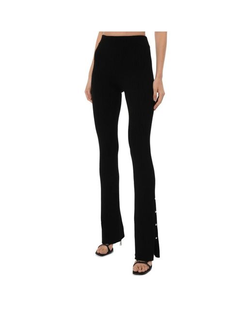 Dondup Black Wide Trousers