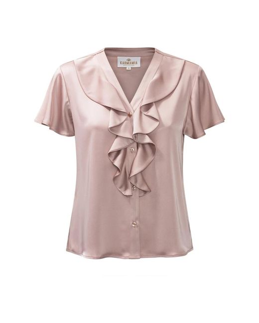 Karmamia Overhemden ,Roze ,Blouse in het Pink