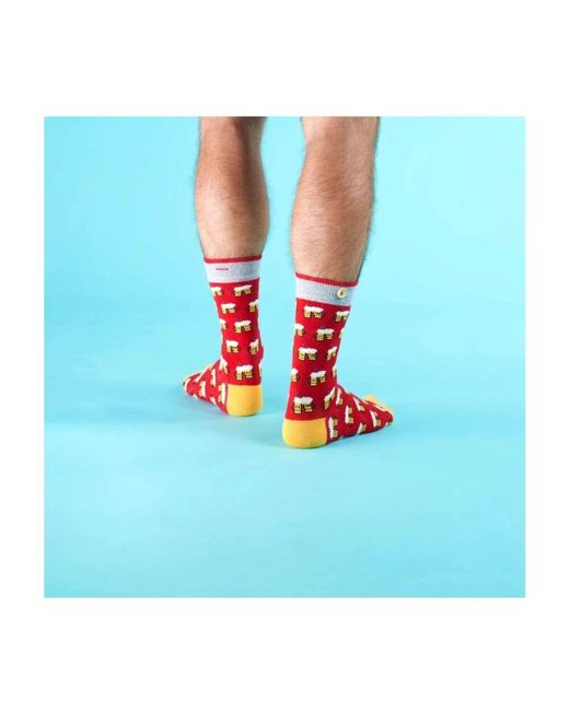 Socks di Cabaïa in Red da Uomo