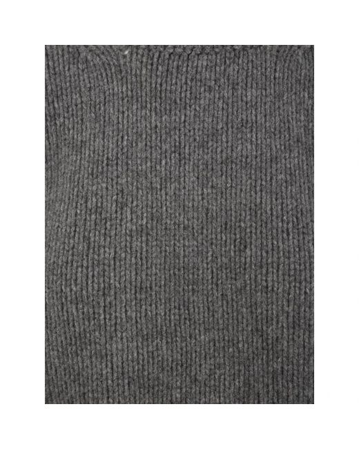 Douuod Woman Gray Round-Neck Knitwear