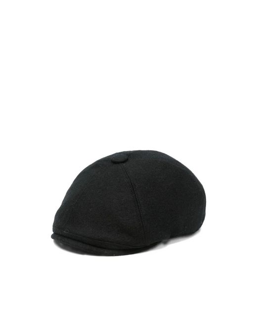 Fedeli Accessoires ,Zwart ,Wol Stijlvolle Pet Voor Mannen in het Black voor heren