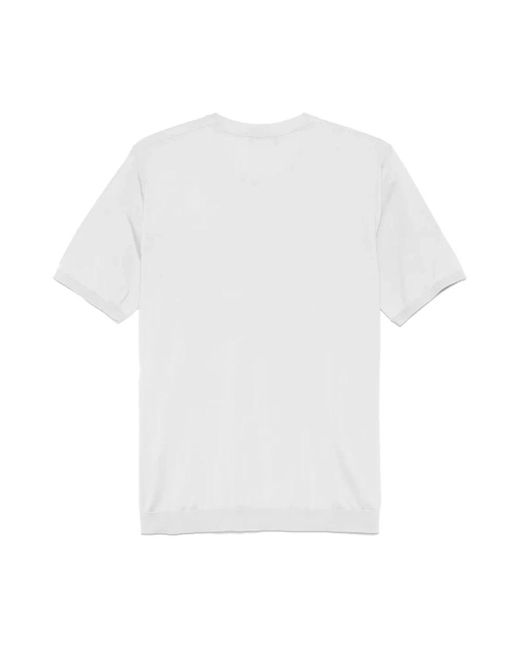 Roberto Collina Herren Rundhals Pullover in White für Herren