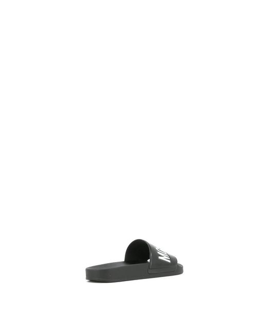 Moschino Black Sliders for men
