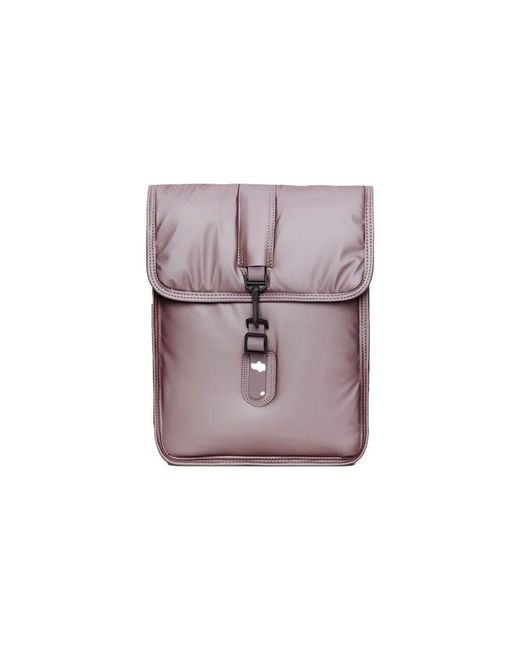 Rains Purple Gepolsterter rucksack aus technischem gewebe