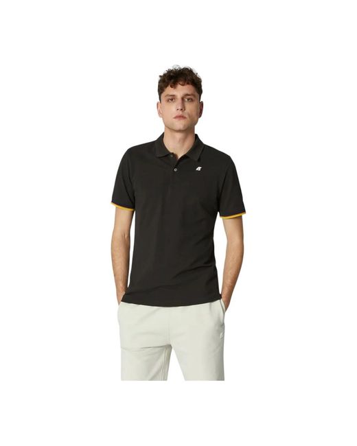 K-Way Black Polo Shirts for men