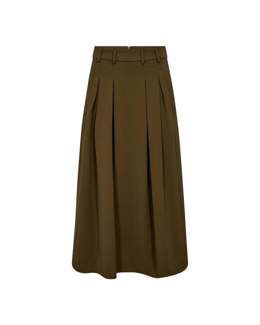 co'couture Green Midi Skirts