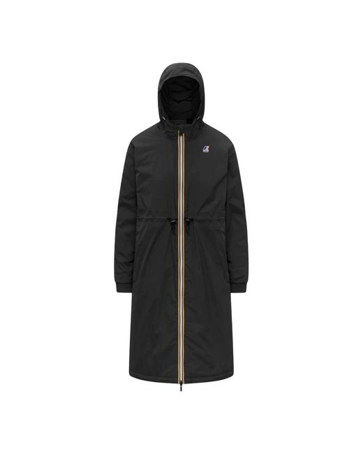 K-Way Black Warmer Wintermantel