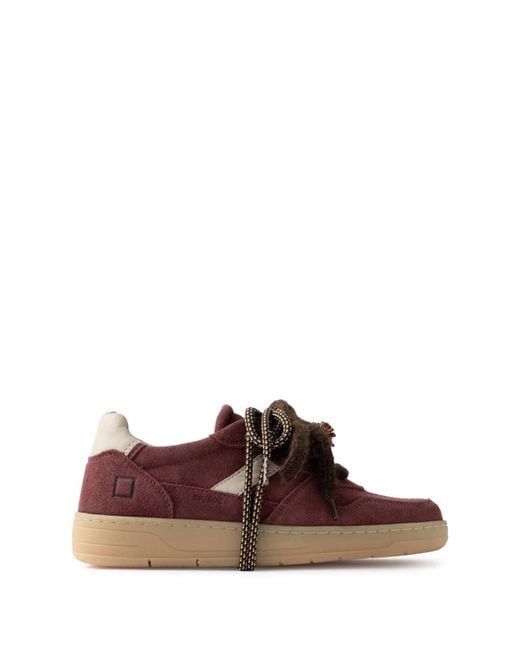 Sneakers Date en coloris Brown