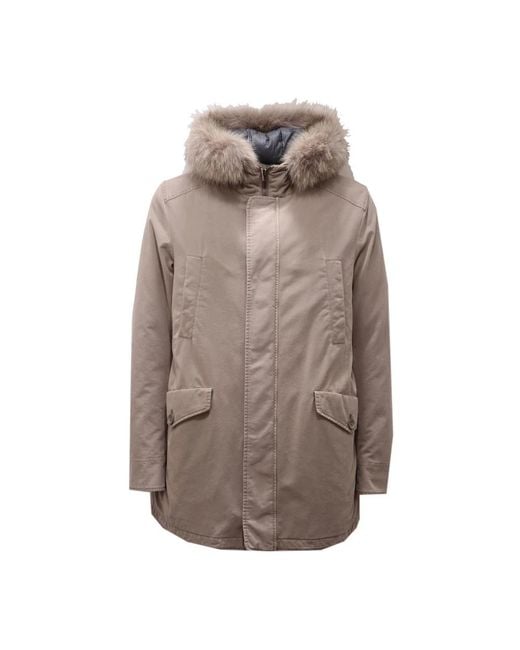 Herno Brown Winter Jackets for men