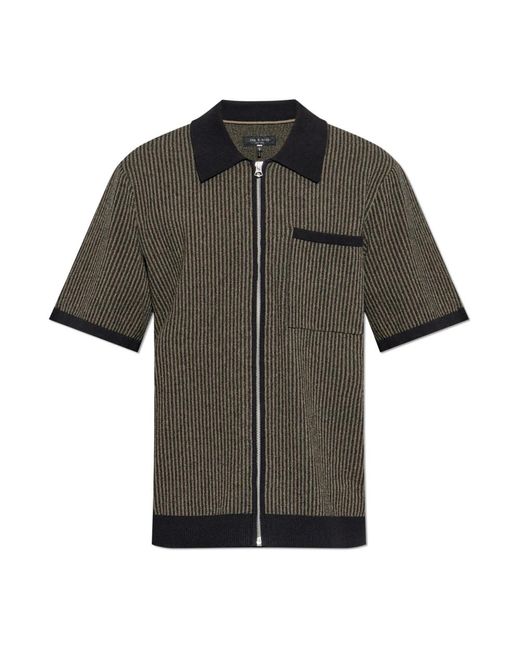 Rag & Bone Short Sleeve Shirts in het Green voor heren