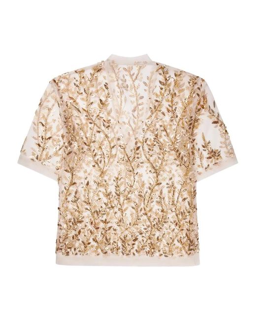 Blouses Munthe de color Natural