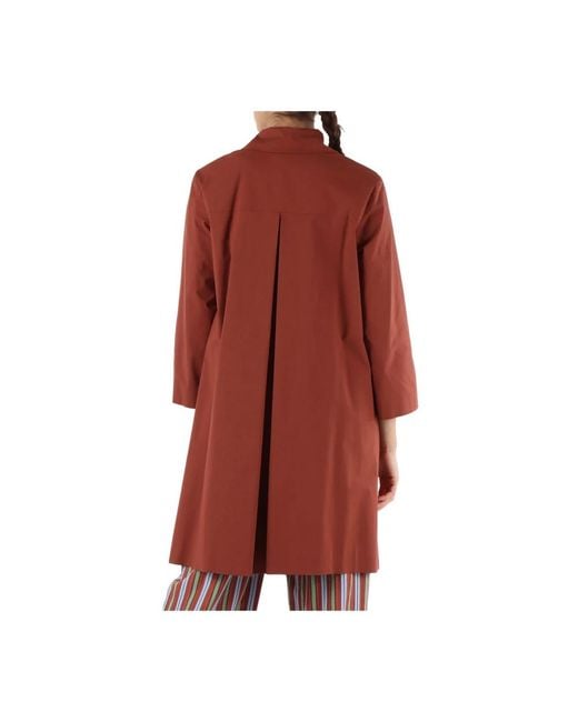 Coats > single-breasted coats Niu en coloris Red