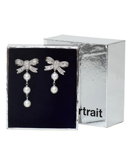 Earrings di Self-Portrait in Blue