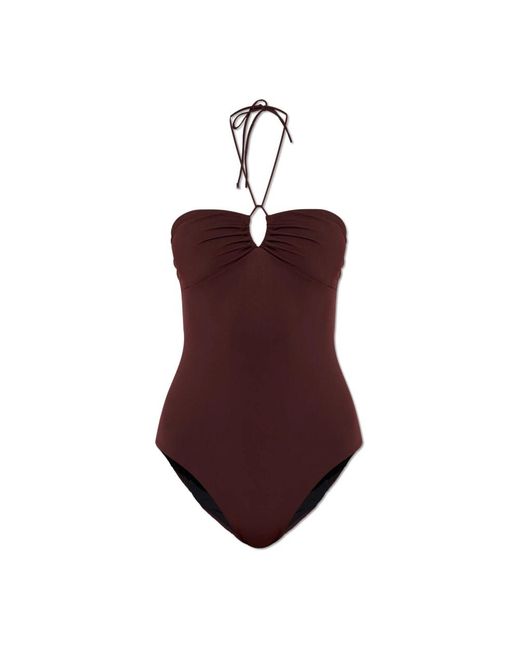 Tory Burch Halter Badpak in het Brown