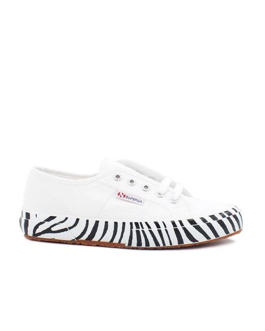Superga 2750 Cotu Printed in het White