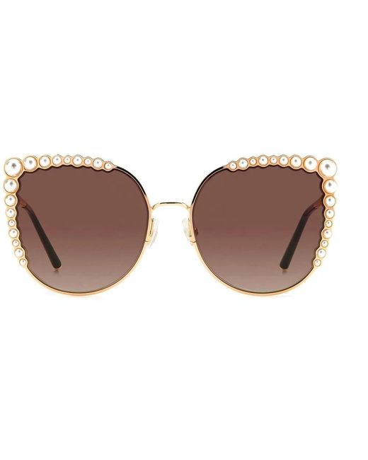 Carolina Herrera Brown Sunglasses