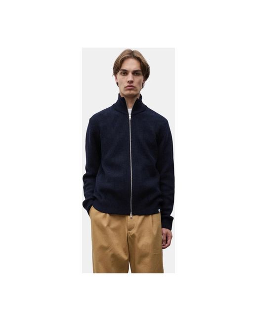 Cardigans Norse Projects de hombre de color Blue