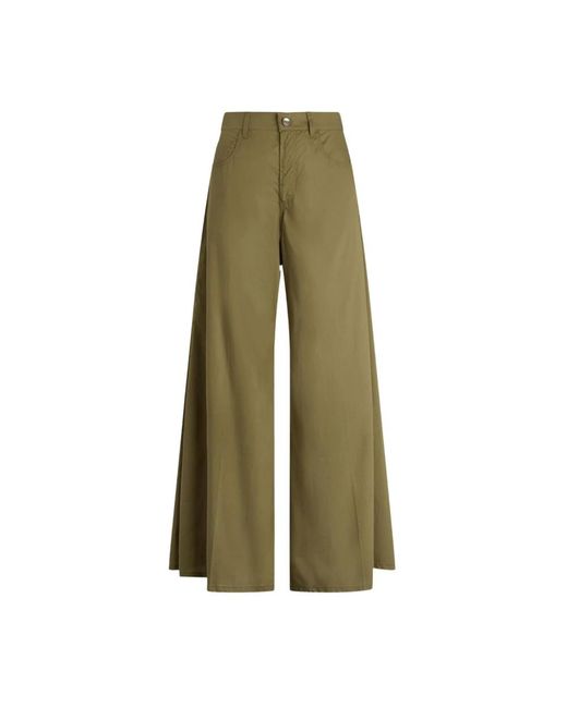 Liu Jo Wide Trousers in het Green