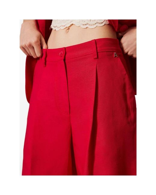 Twinset Red Casual Shorts