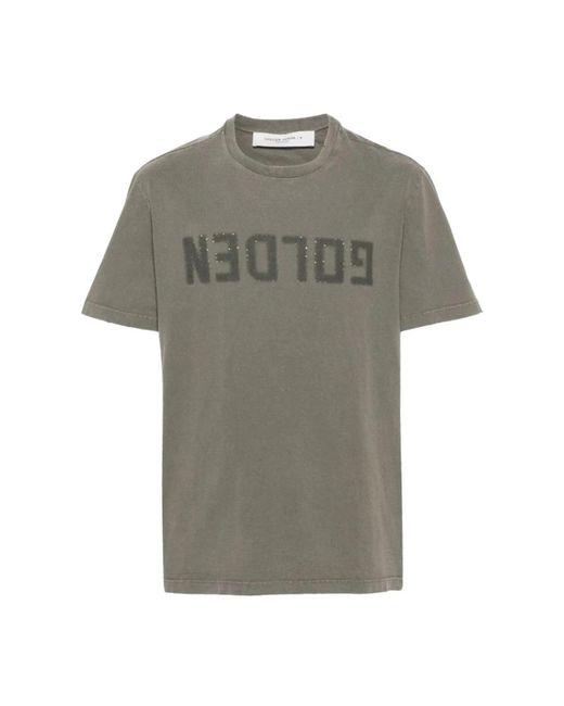 Golden Goose Deluxe Brand T-Shirt Golden in het Gray voor heren