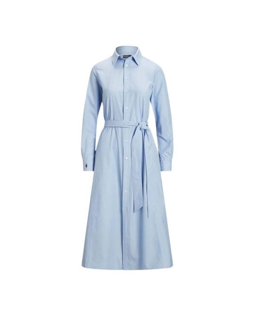 Shirt Dresses Polo Ralph Lauren en coloris Blue