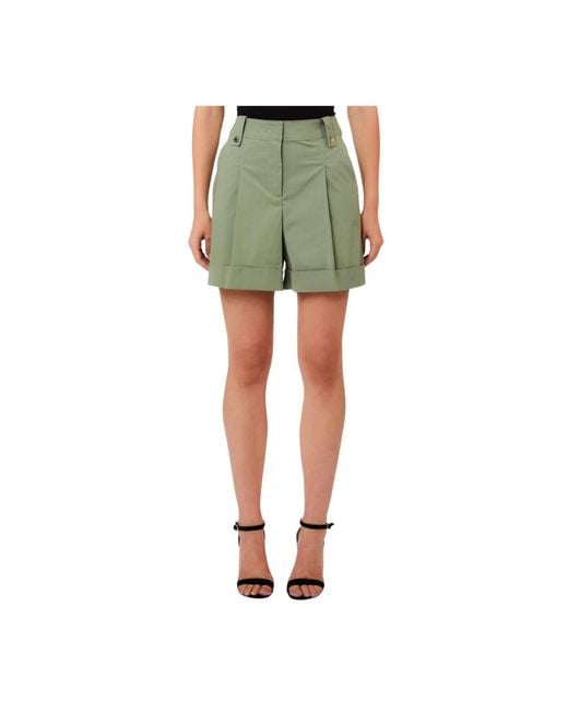 Liu Jo Green Casual Shorts