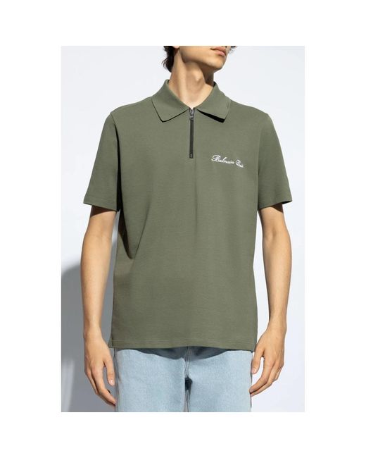 Tops > polo shirts Balmain pour homme en coloris Green