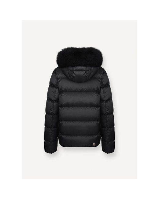 Colmar Black Schwarzer wintermantel