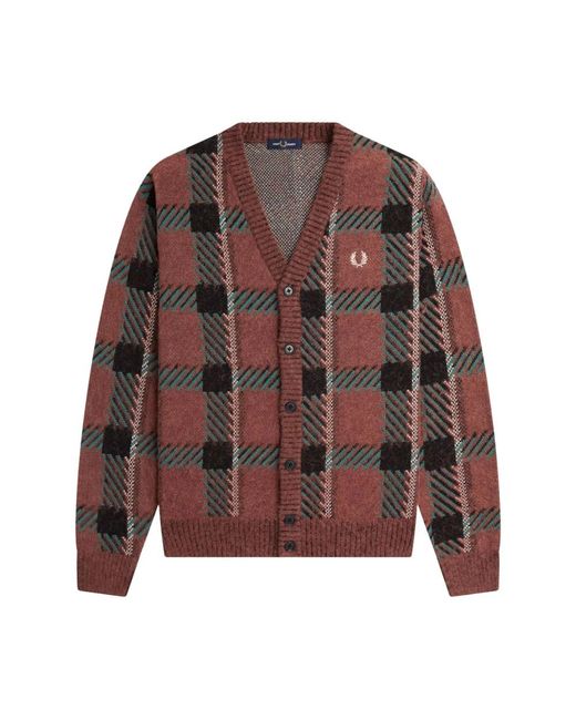 Fred Perry Brown Cardigans for men