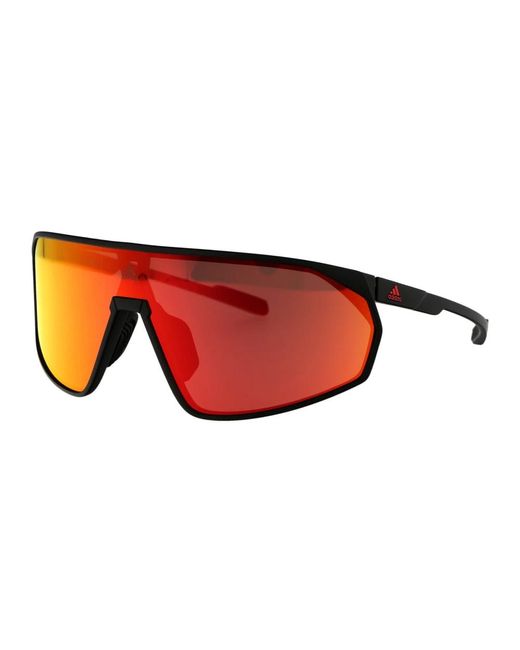 Prfm shield occhiali da sole di Adidas in Red da Uomo