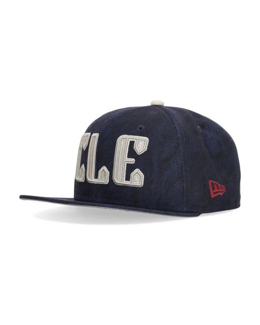 KTZ Accessoires ,Blauw ,Polyester Mlb City Connect Flat Brim Cap in het Blue voor heren