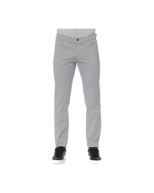 Slim-fit jeans di Trussardi in Gray da Uomo