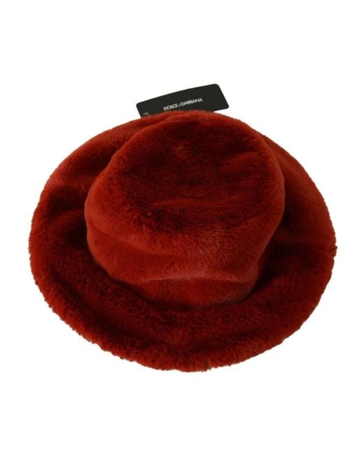 Dolce & Gabbana Red Hats