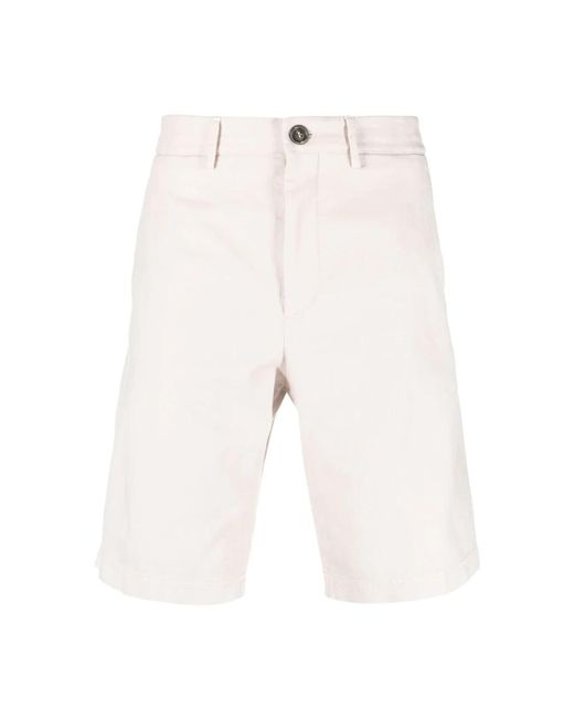 Brunello Cucinelli White Casual Shorts for men