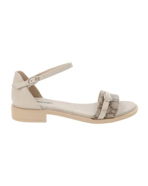 Nero Giardini White Leder Sandalen Für Frauen