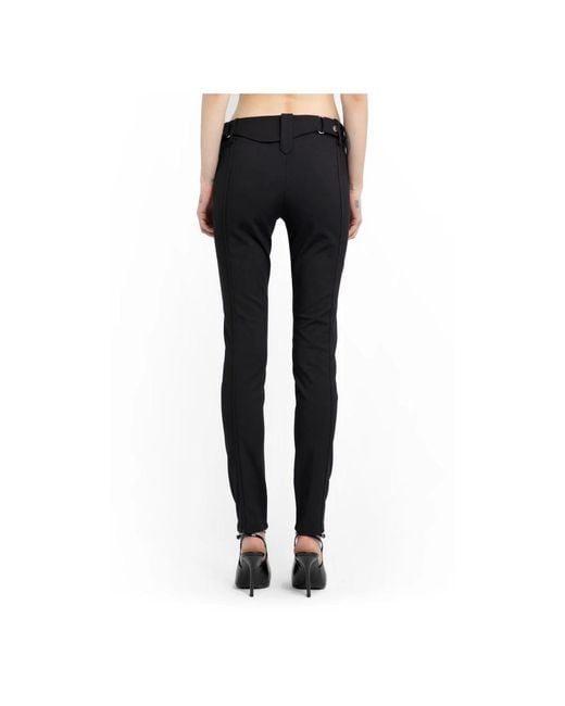 Trousers > slim-fit trousers Mugler en coloris Black