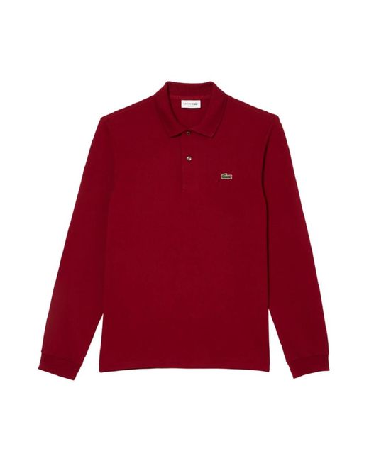Lacoste Red Polo Shirts for men
