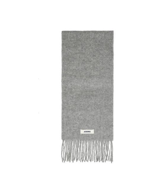 Jacquemus Gray Winter Scarves
