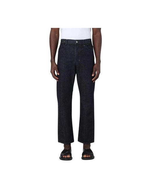 Jacquemus Blue Straight Fit Jeans for men