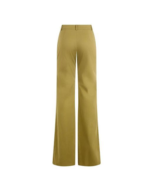 Alberta Ferretti Green Wide Trousers