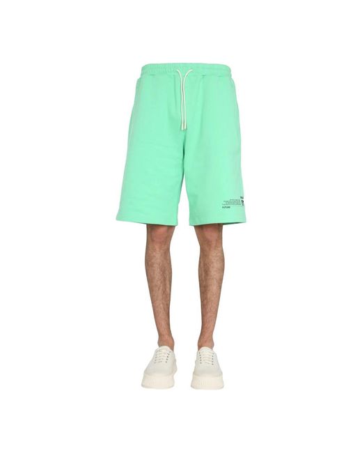 MSGM Shorts Felpa in het Green voor heren
