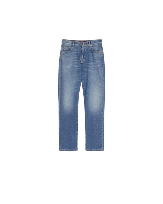 Max Mara Blue Straight Jeans