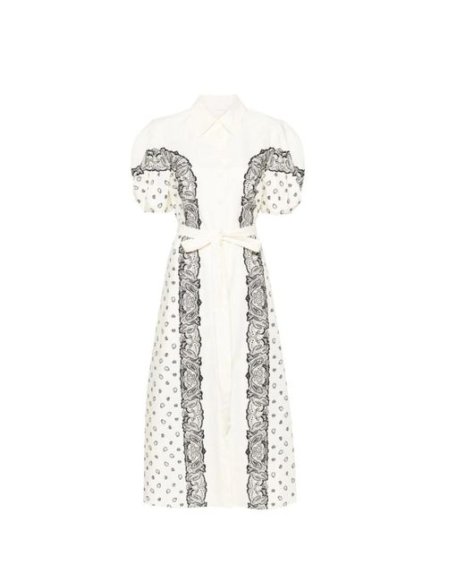 Chloé Shirt Dresses in het White